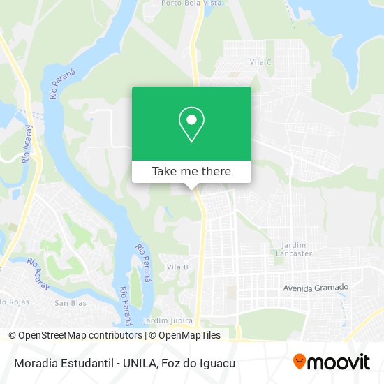 Mapa Moradia Estudantil - UNILA