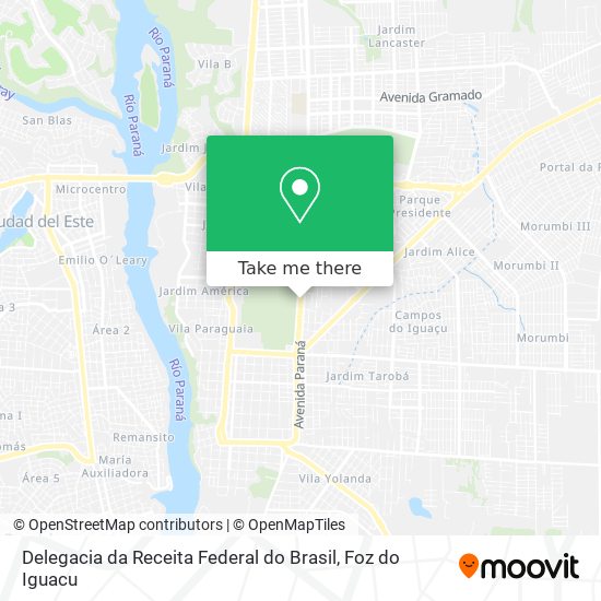 Delegacia da Receita Federal do Brasil map