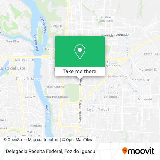 Delegacia Receita Federal map