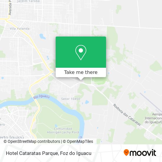 Hotel Cataratas Parque map