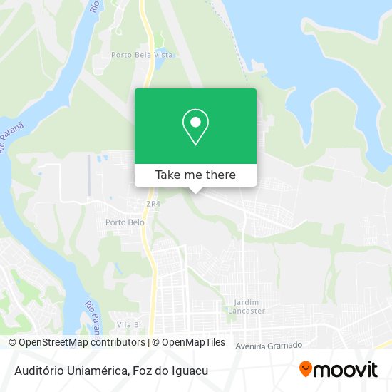 Auditório Uniamérica map