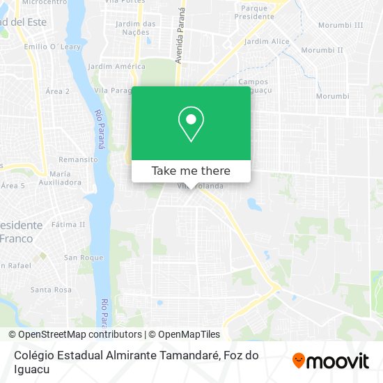 Colégio Estadual Almirante Tamandaré map
