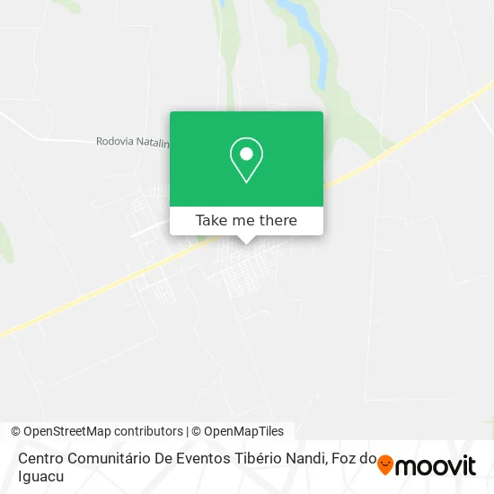 Centro Comunitário De Eventos Tibério Nandi map