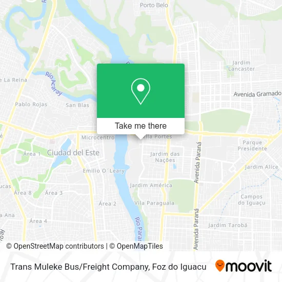 Trans Muleke Bus / Freight Company map