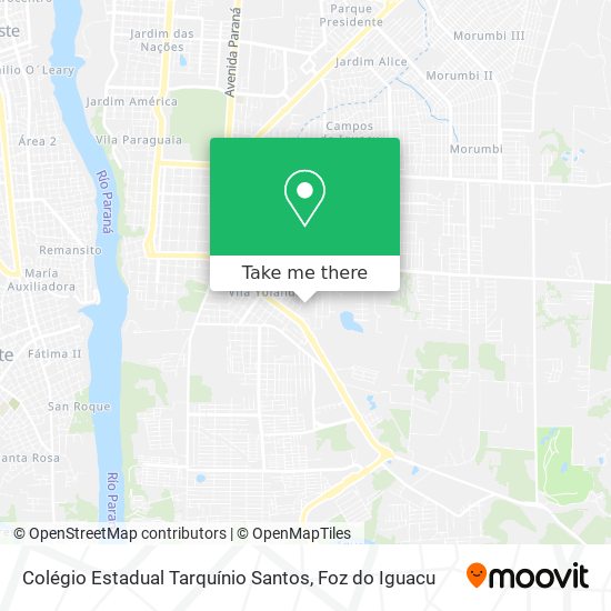 Colégio Estadual Tarquínio Santos map
