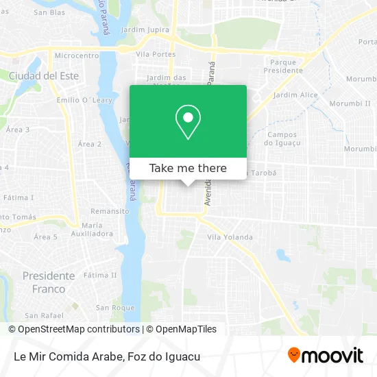 Le Mir Comida Arabe map