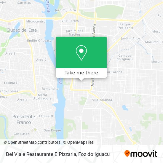 Bel Viale Restaurante E Pizzaria map
