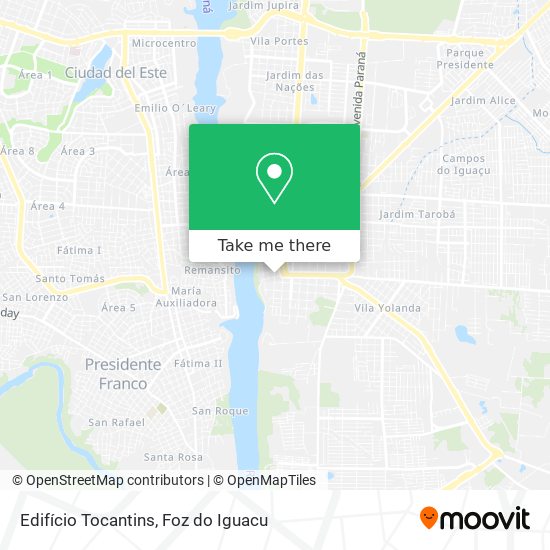 Edifício Tocantins map
