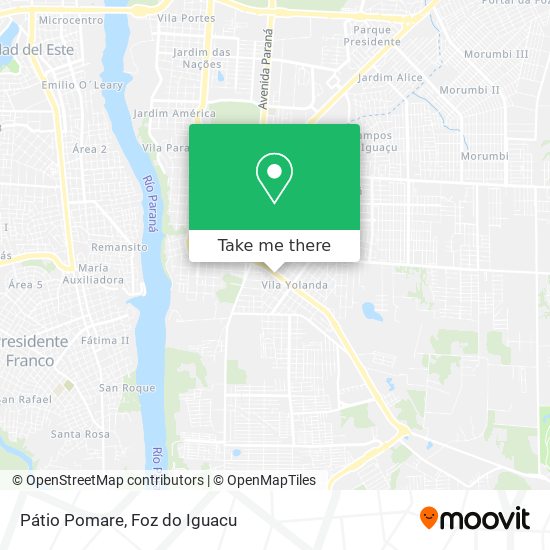 Pátio Pomare map