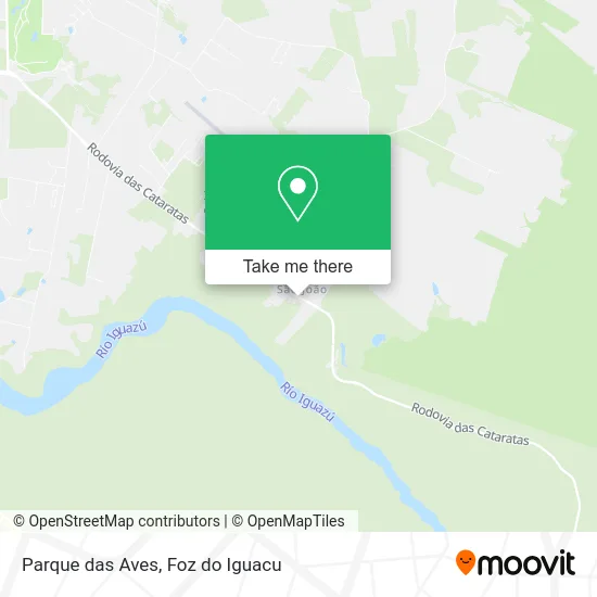 Parque das Aves map