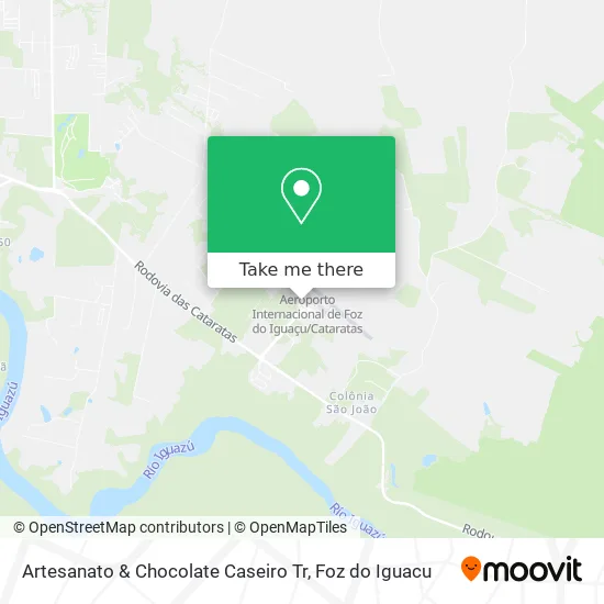 Artesanato & Chocolate Caseiro Tr map