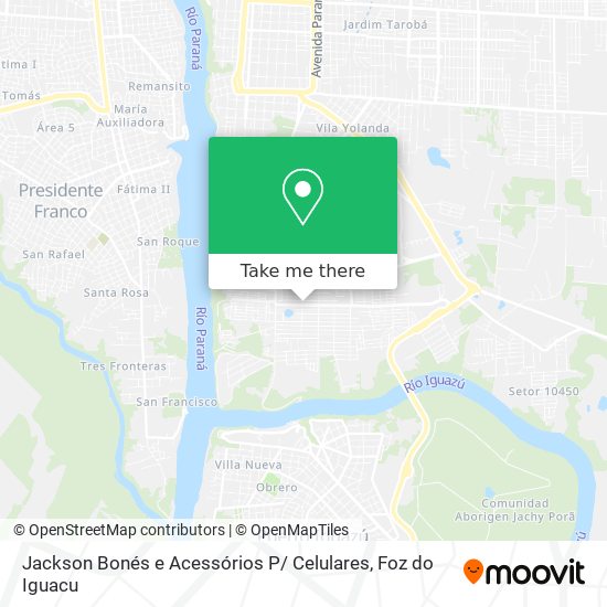 Jackson Bonés e Acessórios P/ Celulares map