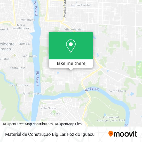 Material de Construção Big Lar map