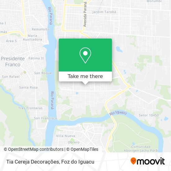 Tia Cereja Decorações map