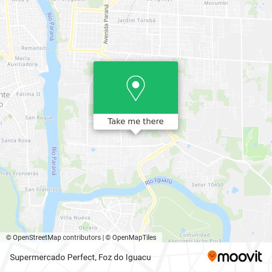 Supermercado Perfect map