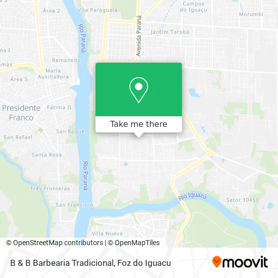 B & B Barbearia Tradicional map