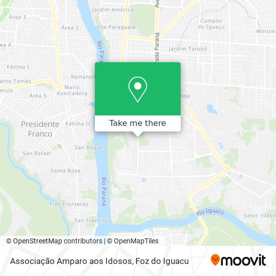 Associação Amparo aos Idosos map