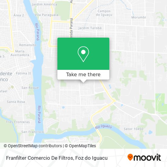 Franfilter Comercio De Filtros map