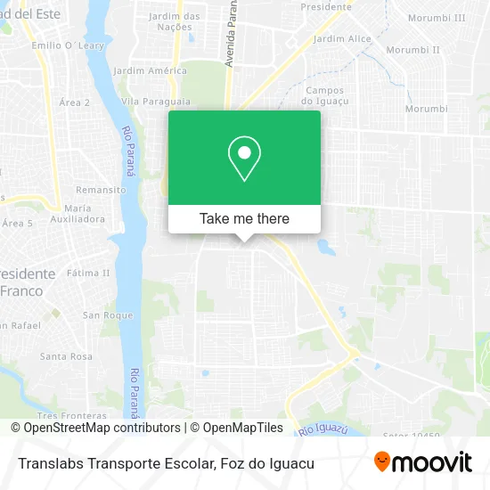 Translabs Transporte Escolar map