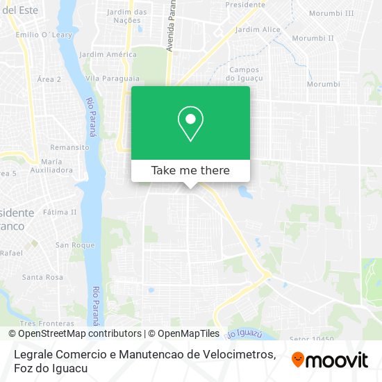 Legrale Comercio e Manutencao de Velocimetros map