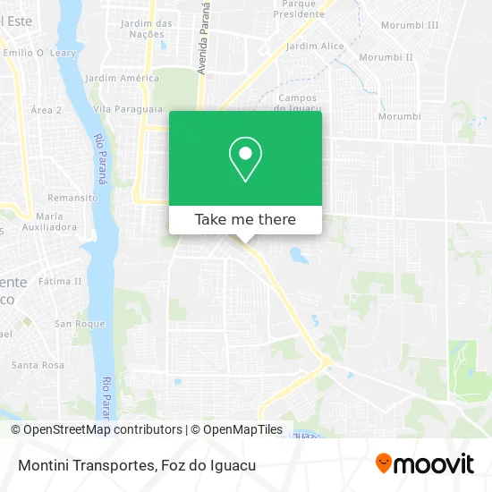 Montini Transportes map