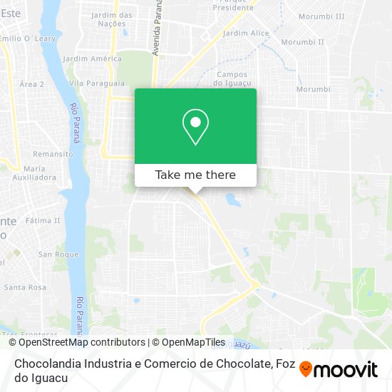 Chocolandia Industria e Comercio de Chocolate map