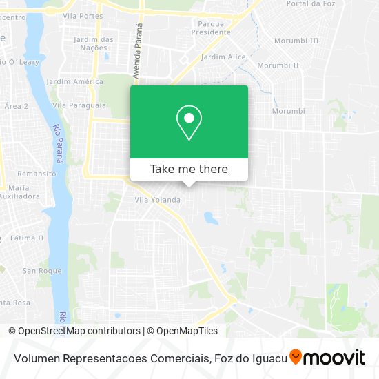 Volumen Representacoes Comerciais map