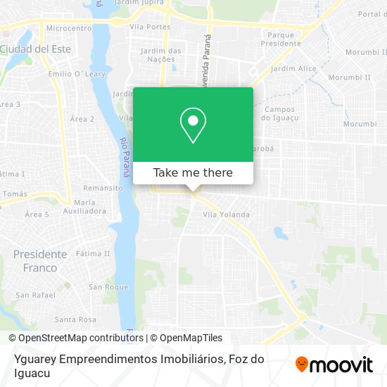 Yguarey Empreendimentos Imobiliários map