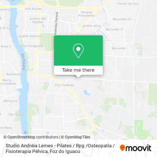 Studio Andréia Lemes - Pilates / Rpg /Osteopatia / Fisioterapia Pélvica map
