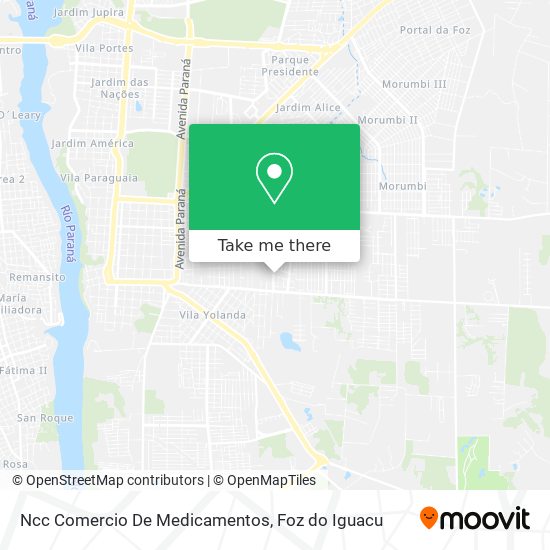 Ncc Comercio De Medicamentos map