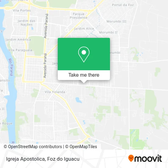 Igreja Apostolica map