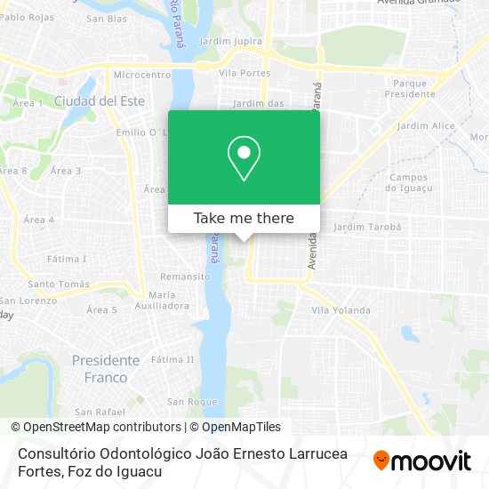Consultório Odontológico João Ernesto Larrucea Fortes map
