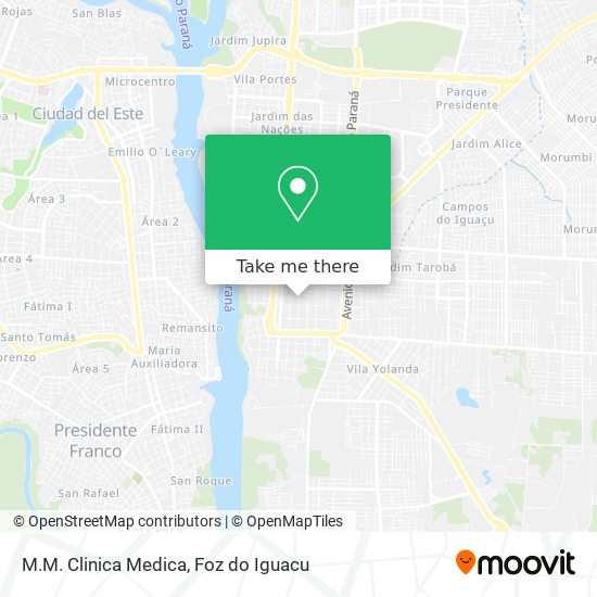 M.M. Clinica Medica map