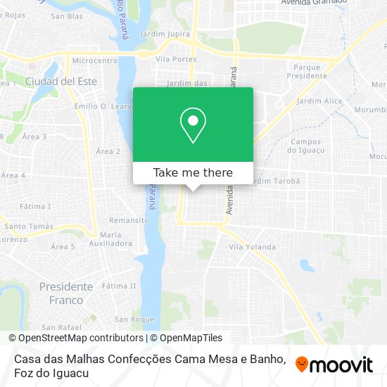 Casa das Malhas Confecções Cama Mesa e Banho map