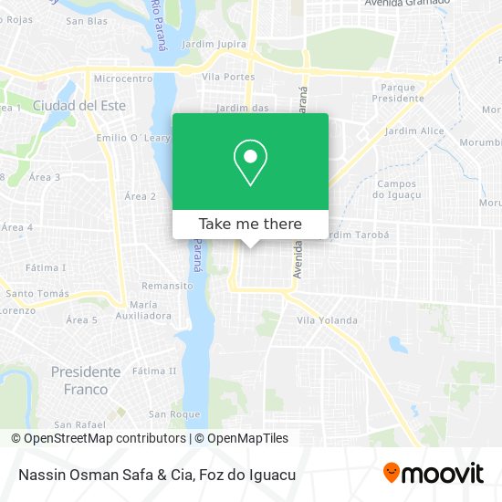 Nassin Osman Safa & Cia map