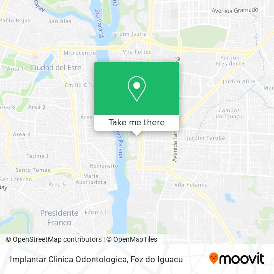 Implantar Clinica Odontologica map