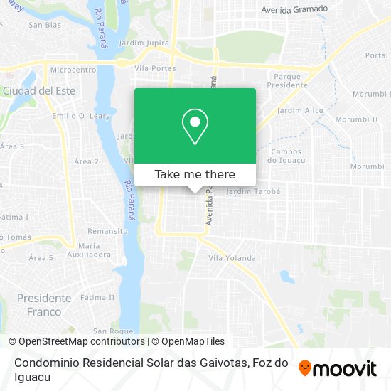 Condominio Residencial Solar das Gaivotas map