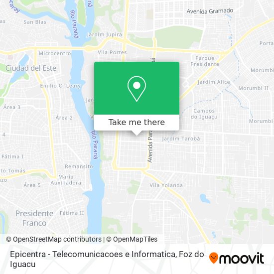 Epicentra - Telecomunicacoes e Informatica map
