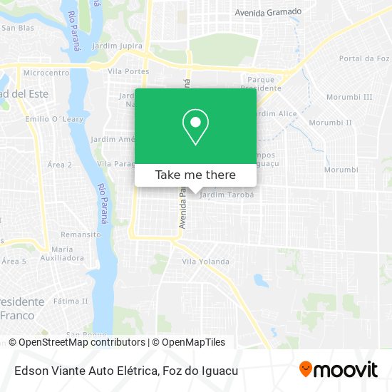 Edson Viante Auto Elétrica map