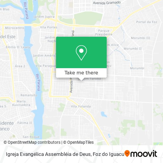 Igreja Evangélica Assembléia de Deus map