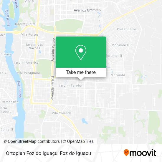 Ortoplan Foz do Iguaçu map