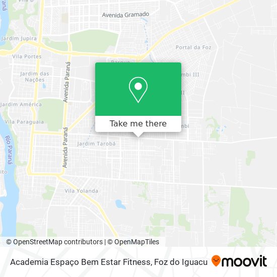 Academia Espaço Bem Estar Fitness map