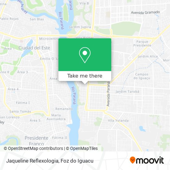 Jaqueline Reflexologia map