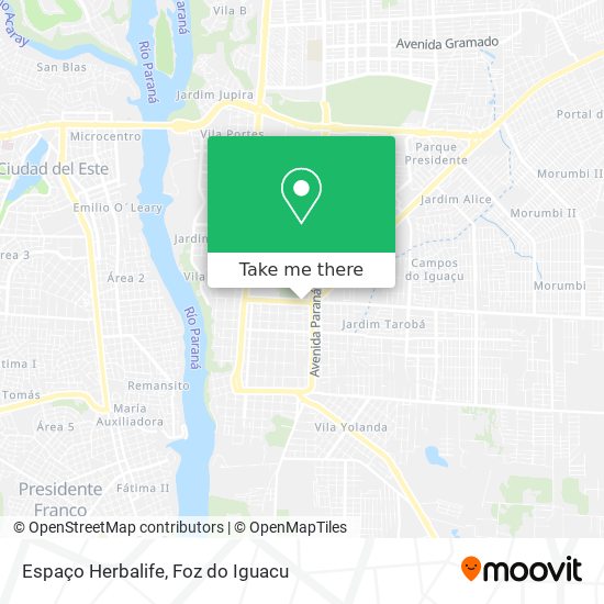 Espaço Herbalife map