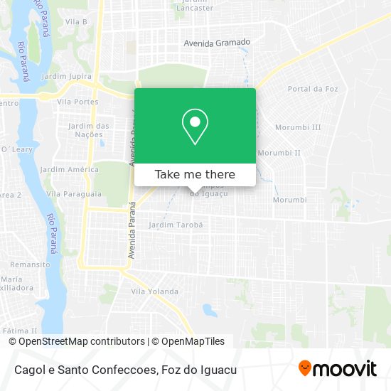 Cagol e Santo Confeccoes map