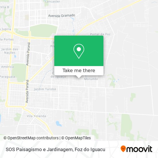 SOS Paisagismo e Jardinagem map
