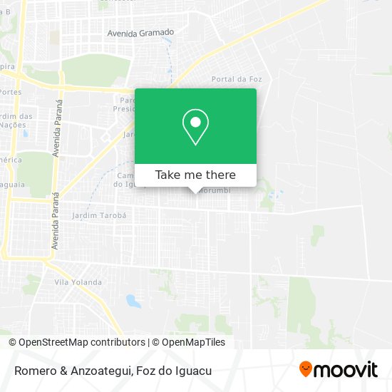 Romero & Anzoategui map