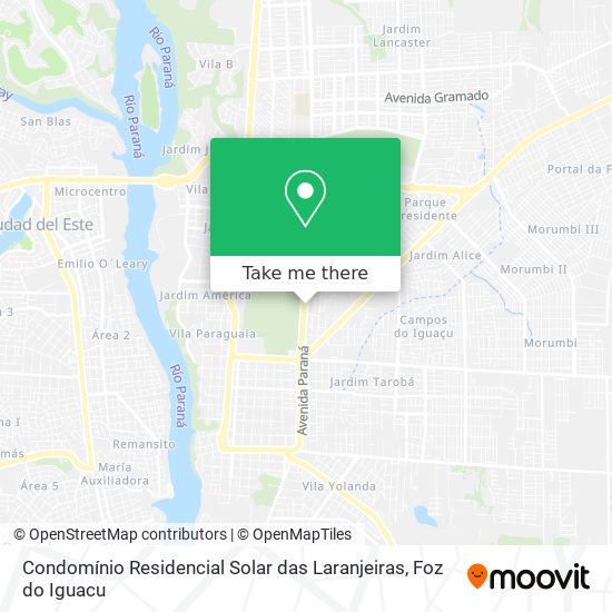 Condomínio Residencial Solar das Laranjeiras map