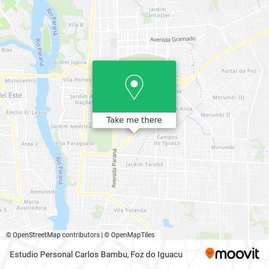 Estudio Personal Carlos Bambu map