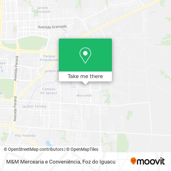 M&M Mercearia e Conveniência map